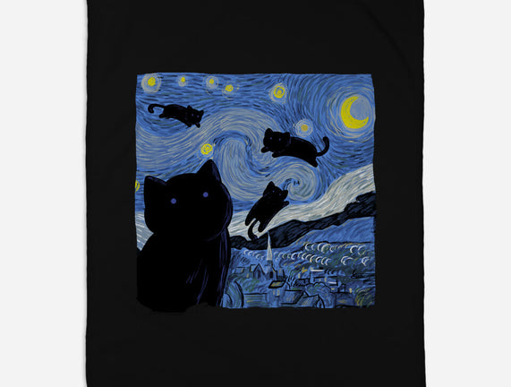 The Starry Cat Night