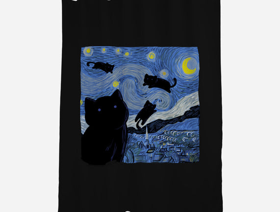 The Starry Cat Night