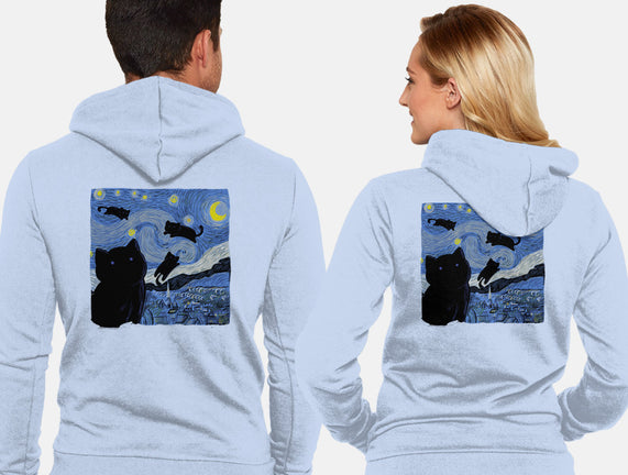 The Starry Cat Night