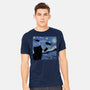 The Starry Cat Night-mens heavyweight tee-tobefonseca