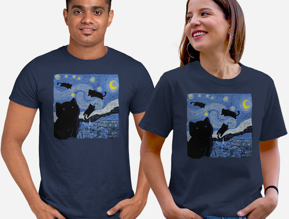 The Starry Cat Night