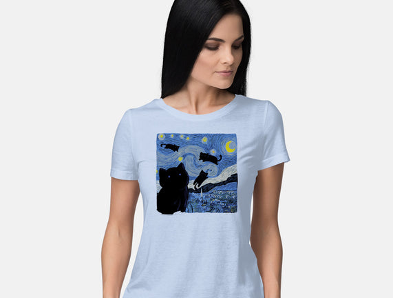 The Starry Cat Night