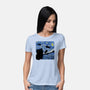 The Starry Cat Night-womens basic tee-tobefonseca