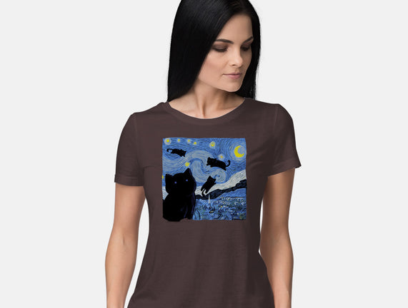The Starry Cat Night