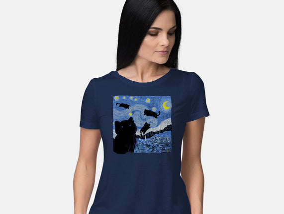 The Starry Cat Night