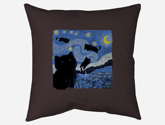 The Starry Cat Night