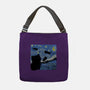 The Starry Cat Night-none adjustable tote-tobefonseca