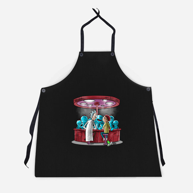 Rickwell-unisex kitchen apron-zascanauta
