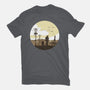 Nuclear Walk-womens fitted tee-Astoumix