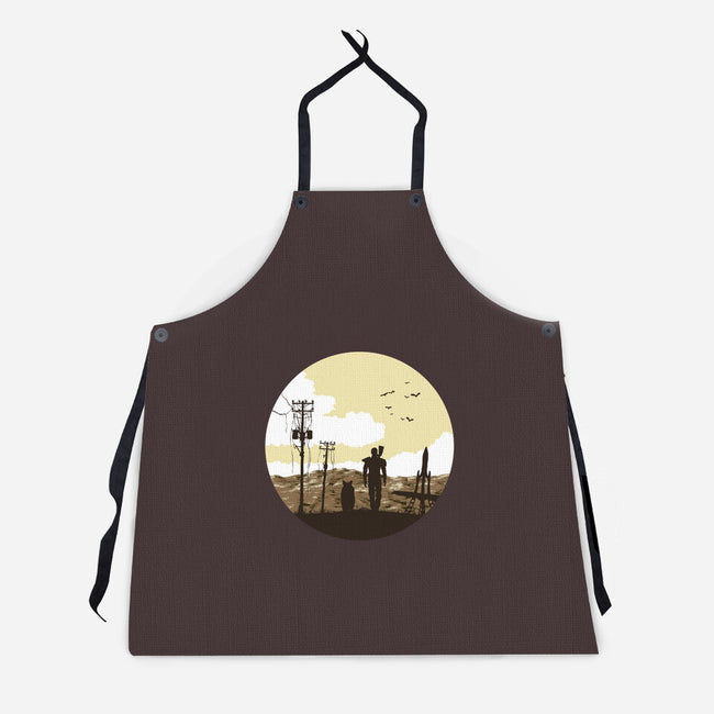 Nuclear Walk-unisex kitchen apron-Astoumix