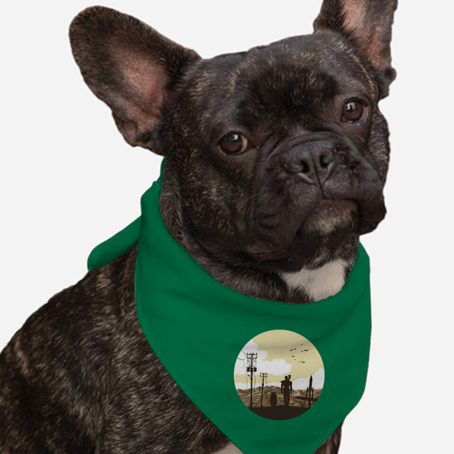 Nuclear Walk-dog bandana pet collar-Astoumix