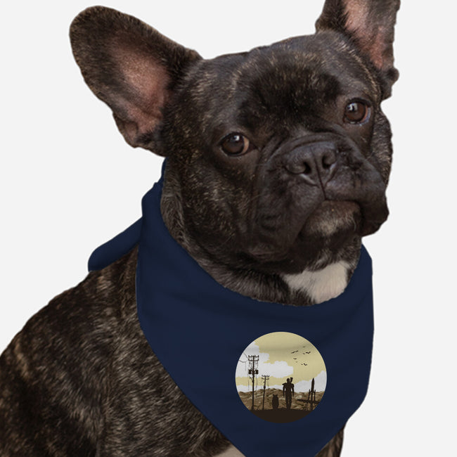 Nuclear Walk-dog bandana pet collar-Astoumix