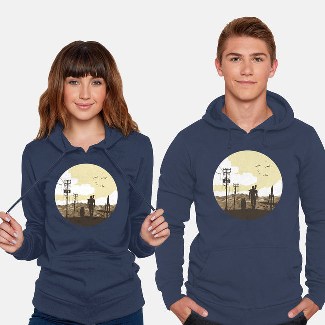 Nuclear Walk-unisex pullover sweatshirt-Astoumix