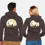 Nuclear Walk-unisex zip-up sweatshirt-Astoumix