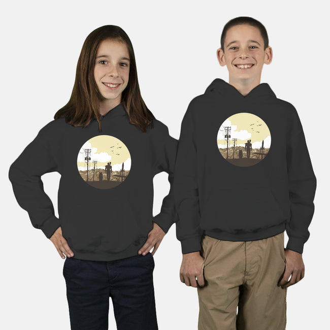 Nuclear Walk-youth pullover sweatshirt-Astoumix