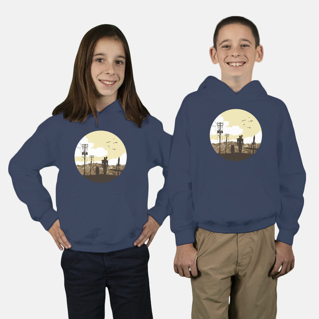 Nuclear Walk-youth pullover sweatshirt-Astoumix