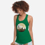 Nuclear Walk-womens racerback tank-Astoumix