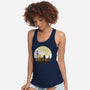 Nuclear Walk-womens racerback tank-Astoumix