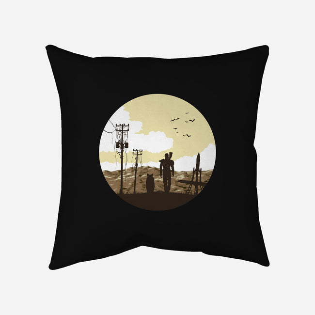 Nuclear Walk-none removable cover throw pillow-Astoumix