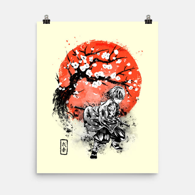 Thunder Ink-none matte poster-IKILO