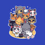Miyazaki Cats-none removable cover w insert throw pillow-Domii