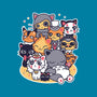 Miyazaki Cats-mens basic tee-Domii