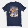 Miyazaki Cats-womens basic tee-Domii