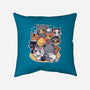 Miyazaki Cats-none removable cover w insert throw pillow-Domii