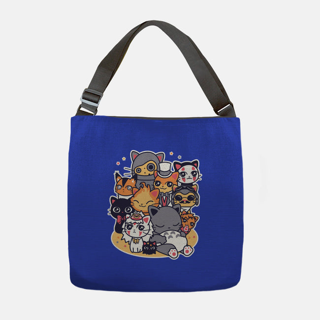 Miyazaki Cats-none adjustable tote-Domii