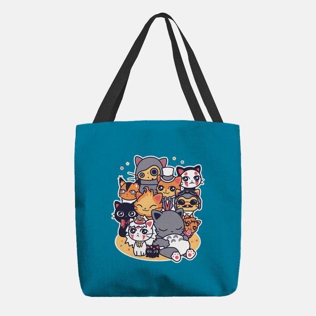 Miyazaki Cats-none basic tote-Domii