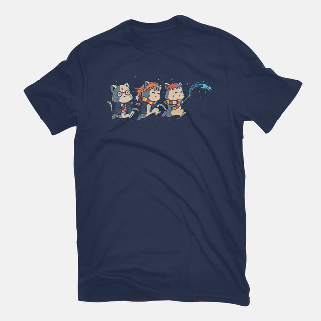 Magical Cats-womens basic tee-tobefonseca