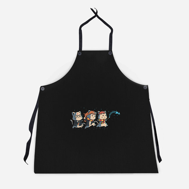 Magical Cats-unisex kitchen apron-tobefonseca