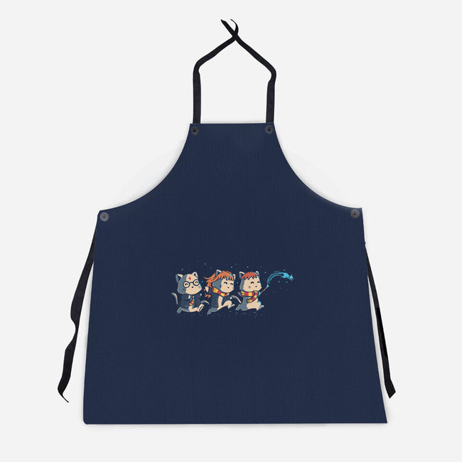 Magical Cats-unisex kitchen apron-tobefonseca