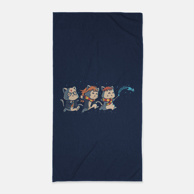 Magical Cats-none beach towel-tobefonseca