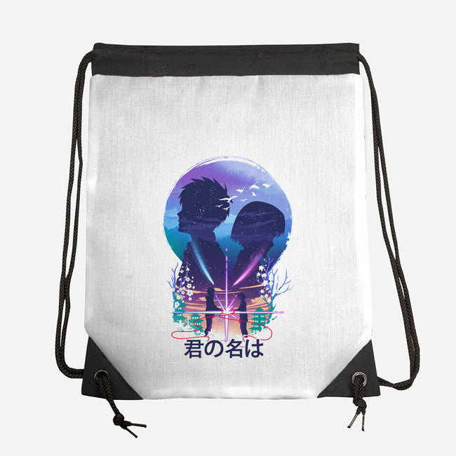 Our Soul Still Connected-none drawstring bag-dandingeroz