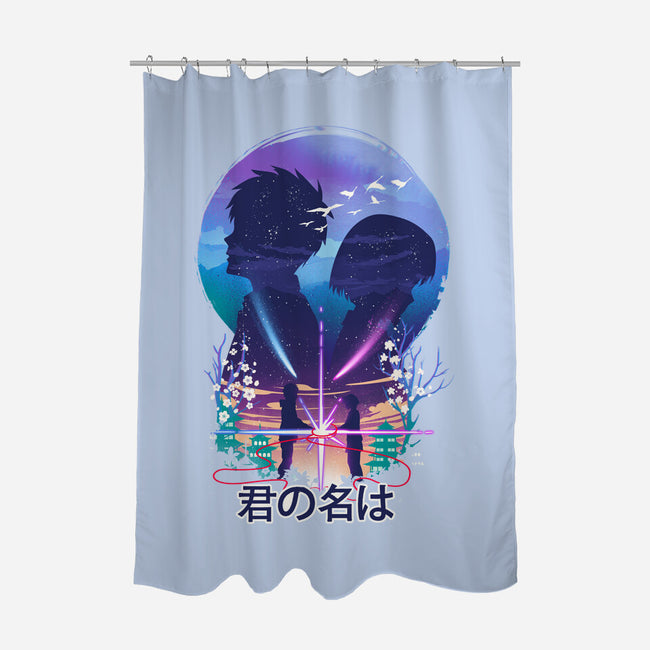 Our Soul Still Connected-none polyester shower curtain-dandingeroz