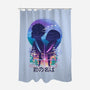 Our Soul Still Connected-none polyester shower curtain-dandingeroz