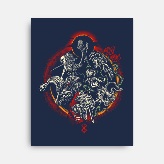 Berserker-none stretched canvas-Fearcheck