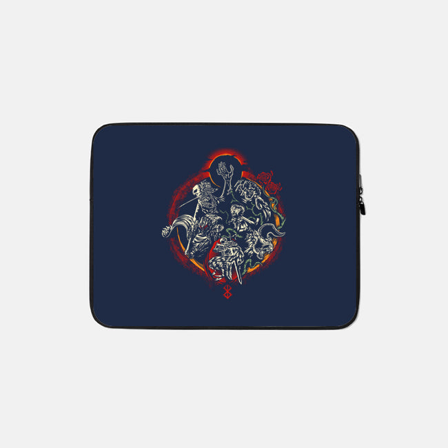 Berserker-none zippered laptop sleeve-Fearcheck