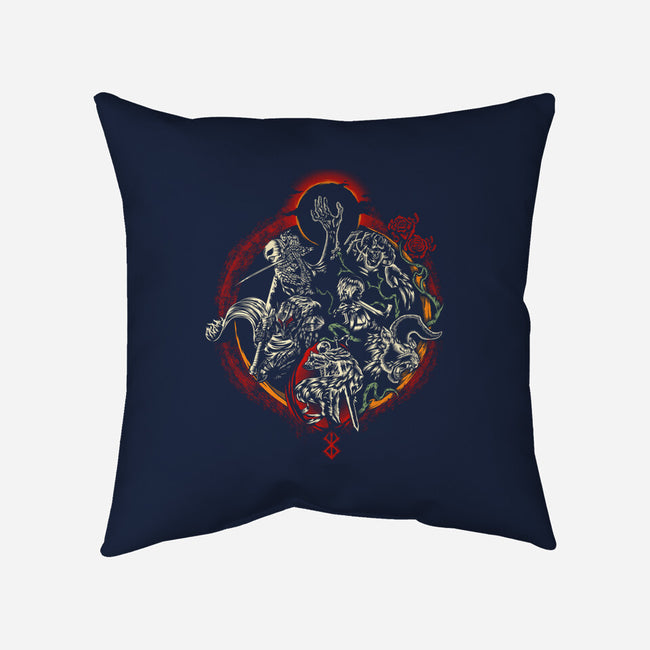 Berserker-none removable cover w insert throw pillow-Fearcheck
