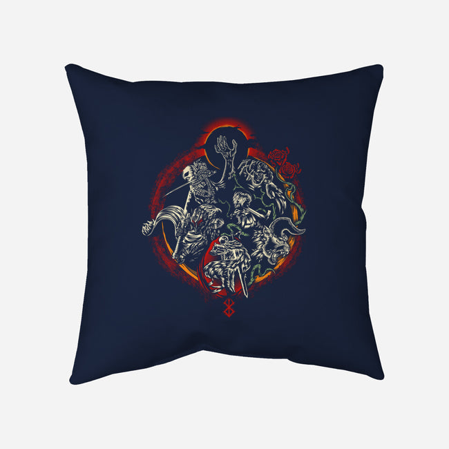 Berserker-none removable cover throw pillow-Fearcheck