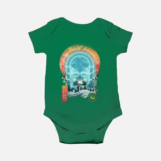 Magical Landscape-baby basic onesie-dandingeroz