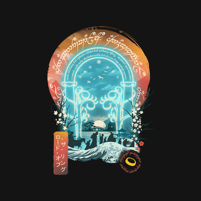 Magical Landscape-womens v-neck tee-dandingeroz