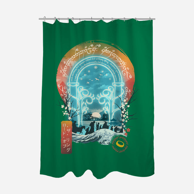 Magical Landscape-none polyester shower curtain-dandingeroz