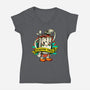 Forever Tired-womens v-neck tee-andremuller.art