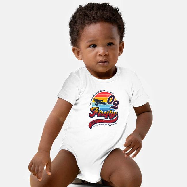 Can't Take the Sky-baby basic onesie-DrMonekers