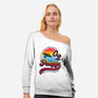 Can't Take the Sky-womens off shoulder sweatshirt-DrMonekers