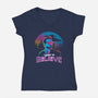 Mulder Believes-womens v-neck tee-Feilan