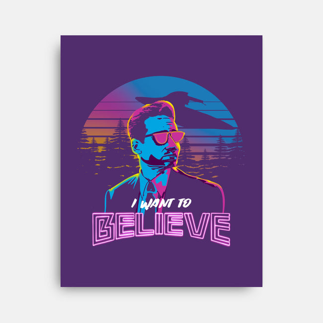 Mulder Believes-none stretched canvas-Feilan