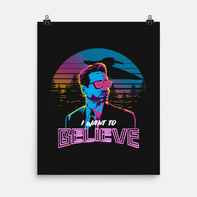 Mulder Believes-none matte poster-Feilan